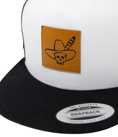 Bingham's Bourbon Leather Patch Trucker Hat