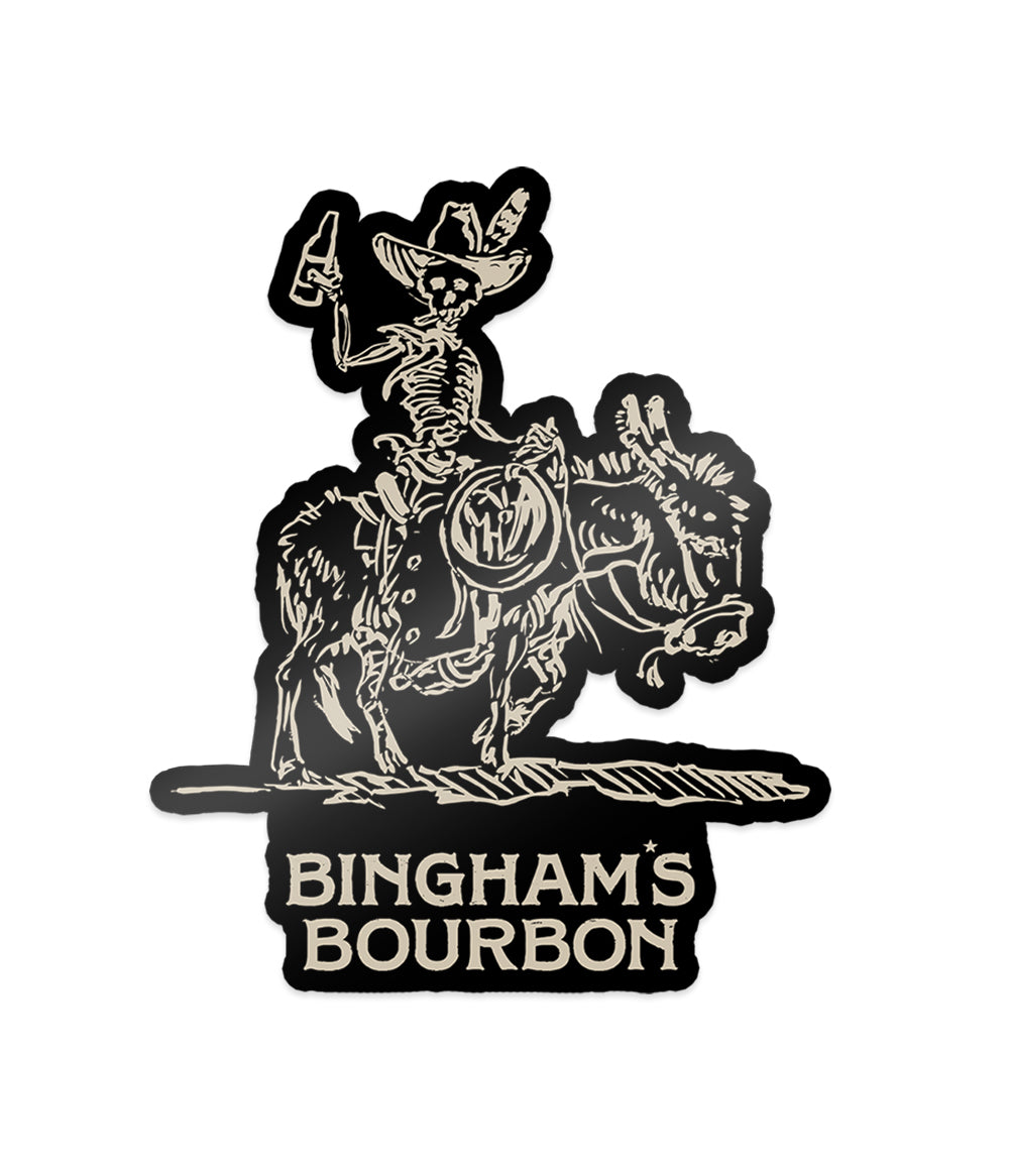 Bingham's Bourbon Horse Sticker