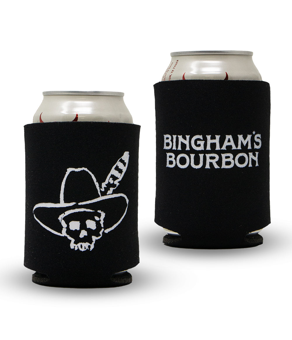 Bingham's Bourbon Skull Koozie